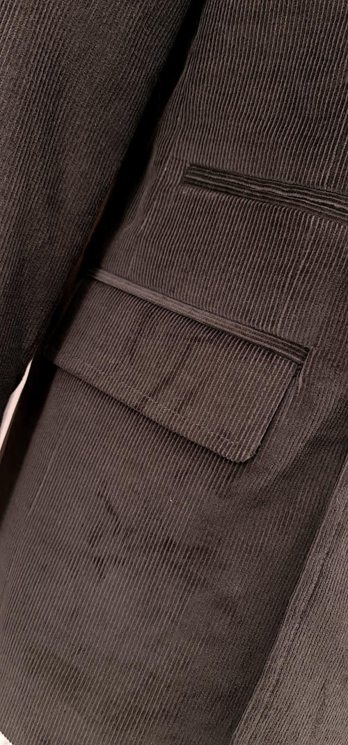 "Newman" Modclothin  Chocolate Corduroy Jacket