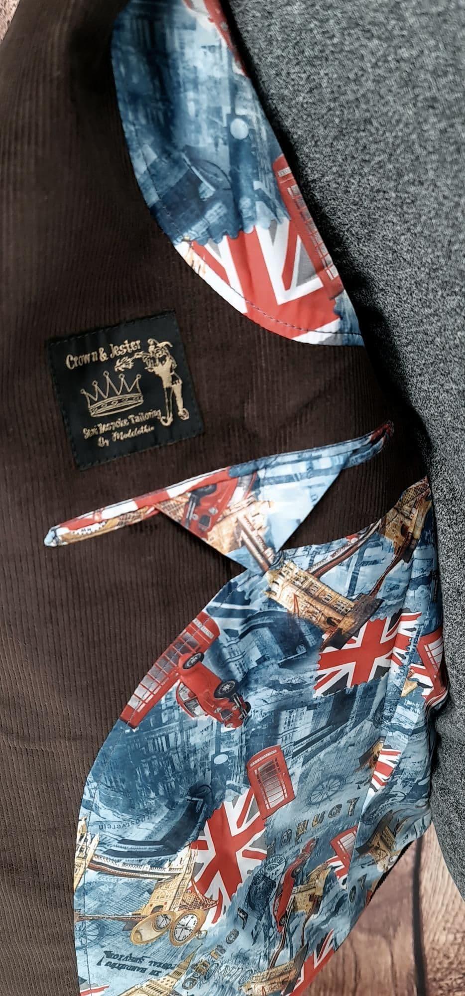 "Newman" Modclothin  Chocolate Corduroy Jacket