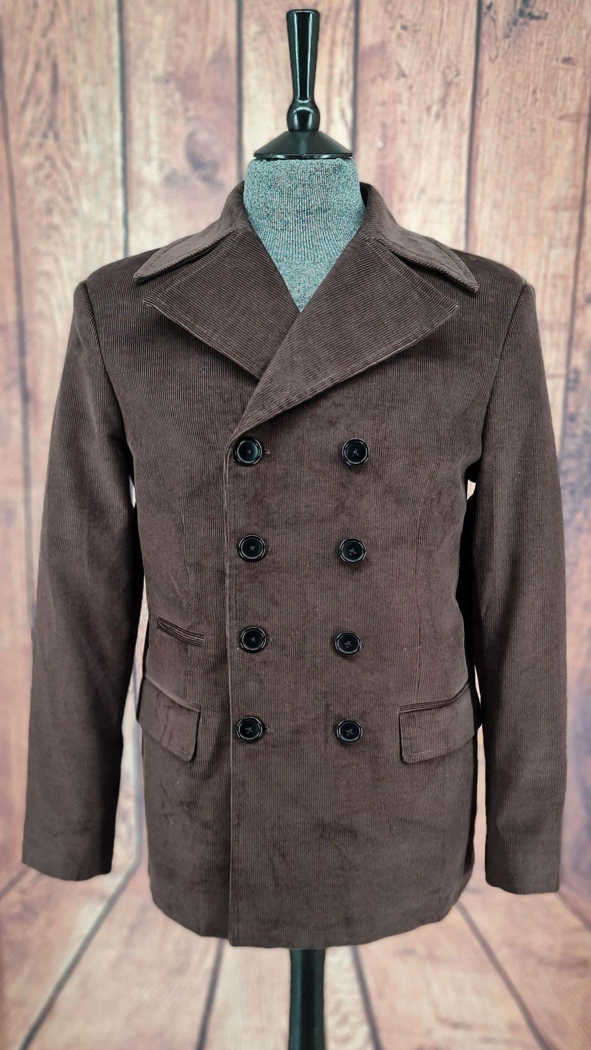 "Newman" Modclothin  Chocolate Corduroy Jacket