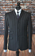 "Oliver" Black & Grey 2 or 3 Piece Pinstripe Suit