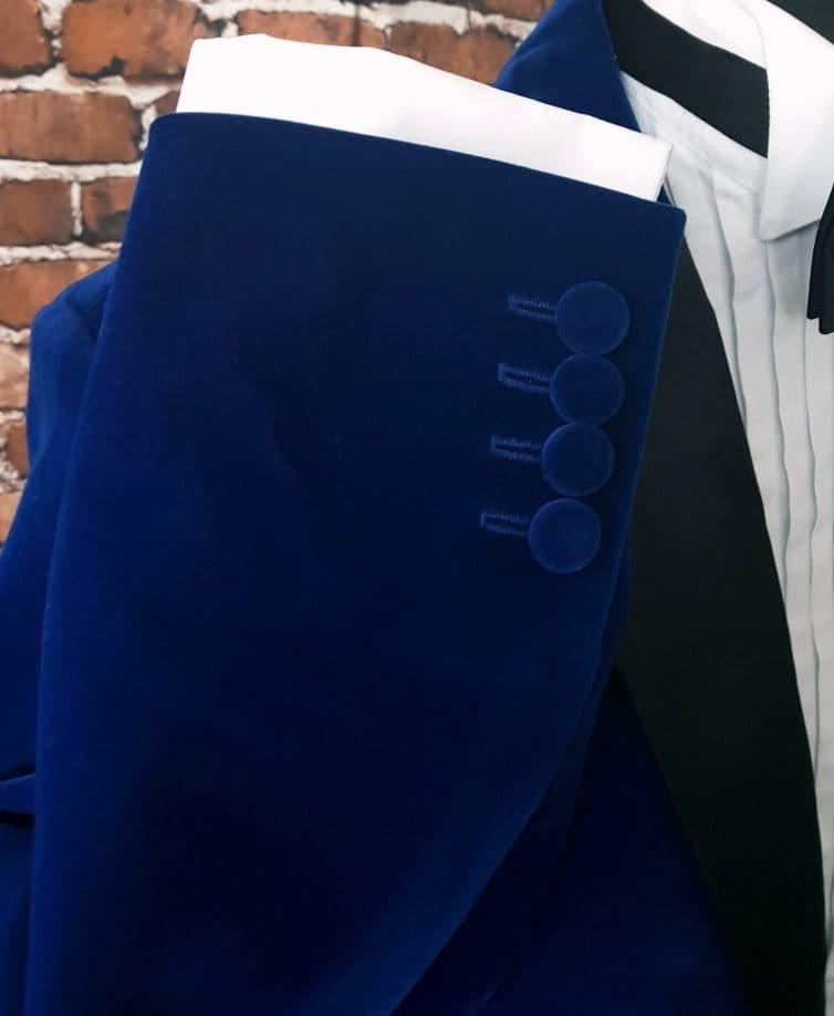 "Oswald" Plush Velvet Dinner Jacket