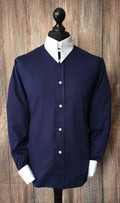 "Parker" Navy & White Spearpoint Collar Shirt