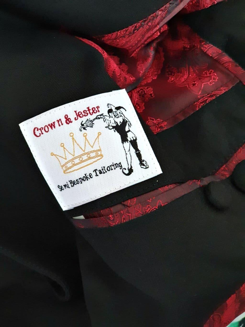 Parton - Deepest Black Double Breasted Suit