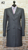 PAULINE LADIES POW CHECK 3/4 LENGTH COAT  - PAULINE