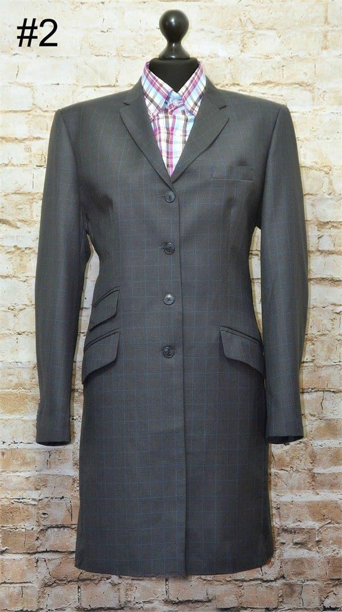 PAULINE LADIES POW CHECK 3/4 LENGTH COAT  - PAULINE