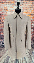 Pearce -  Navy & Mustard  Check Overcoat