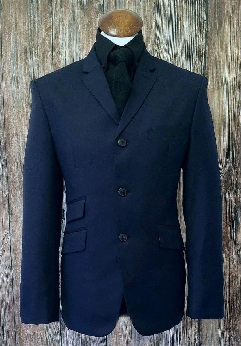 "Pete" Navy Classic 3 Button Suit