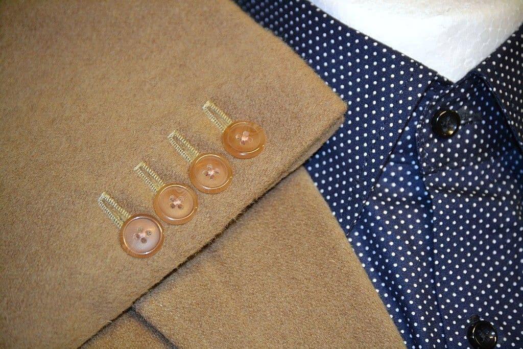 Phil 3/4 Length Overcoat With Velvet Collar