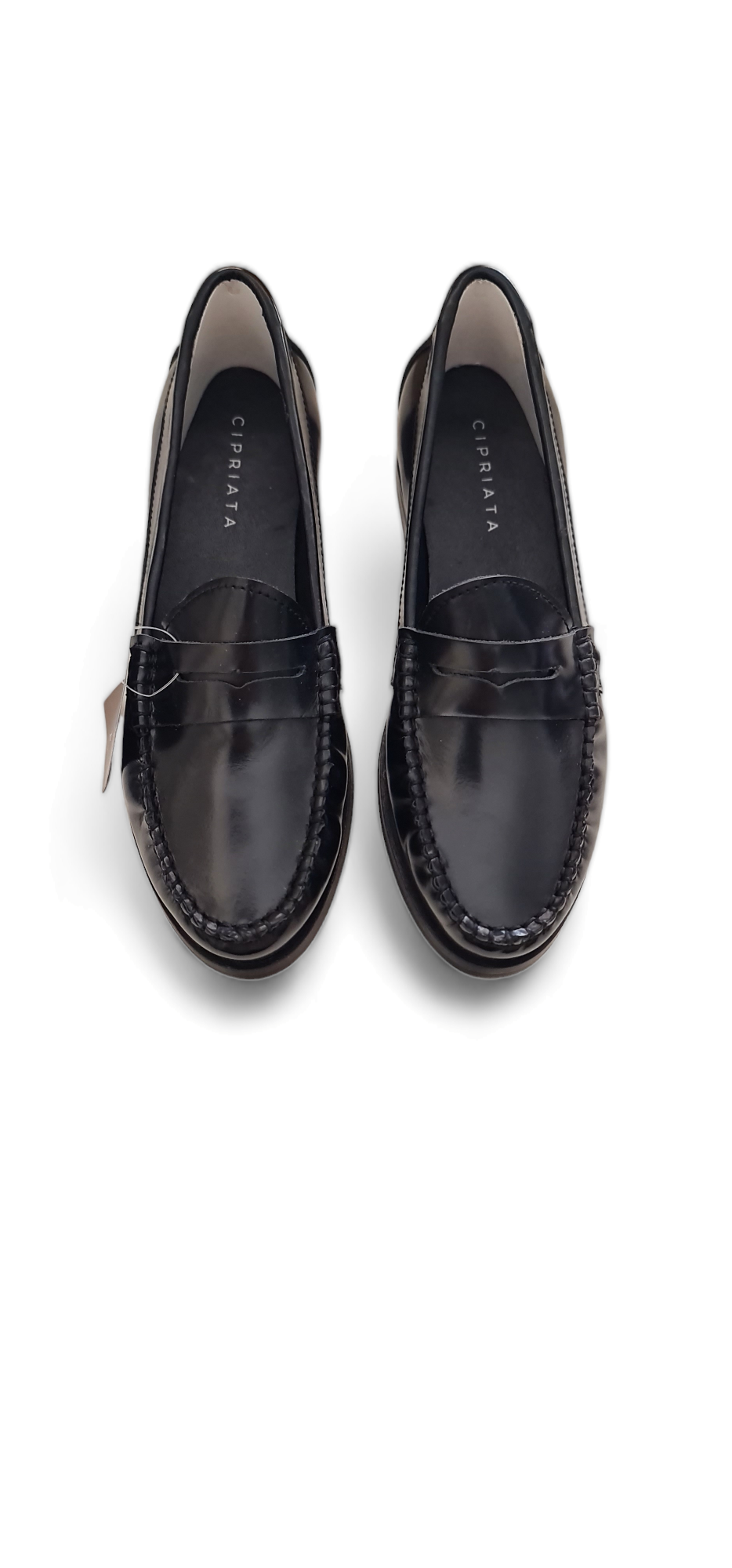 Cipriata Nicolina - High Shine Leather Penny Loafer's