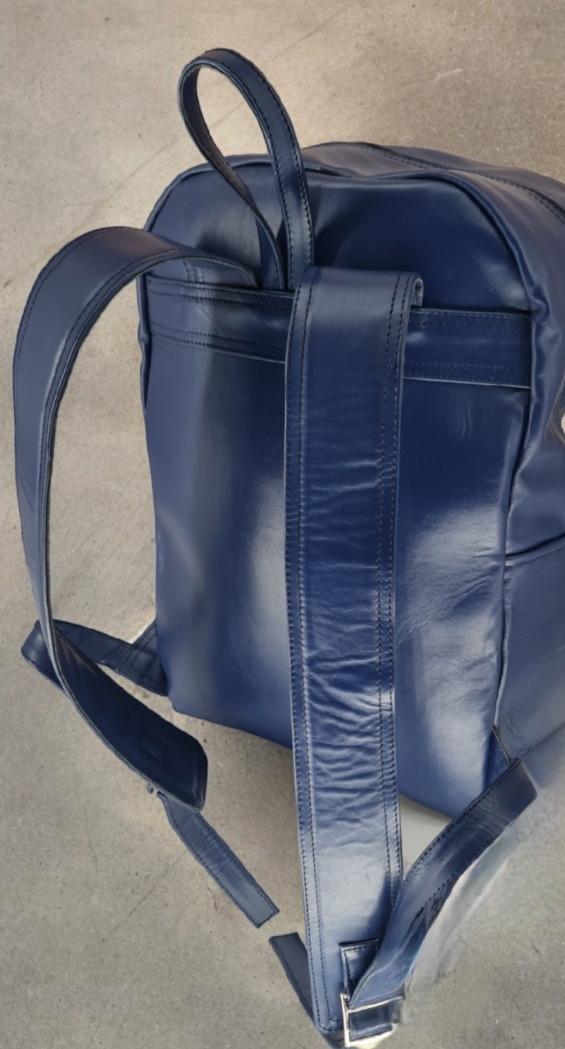 Northern Soul Keep The Faith Leather Rucksack