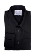 George - Beagle Collar Beatles Inspired Black Shirt