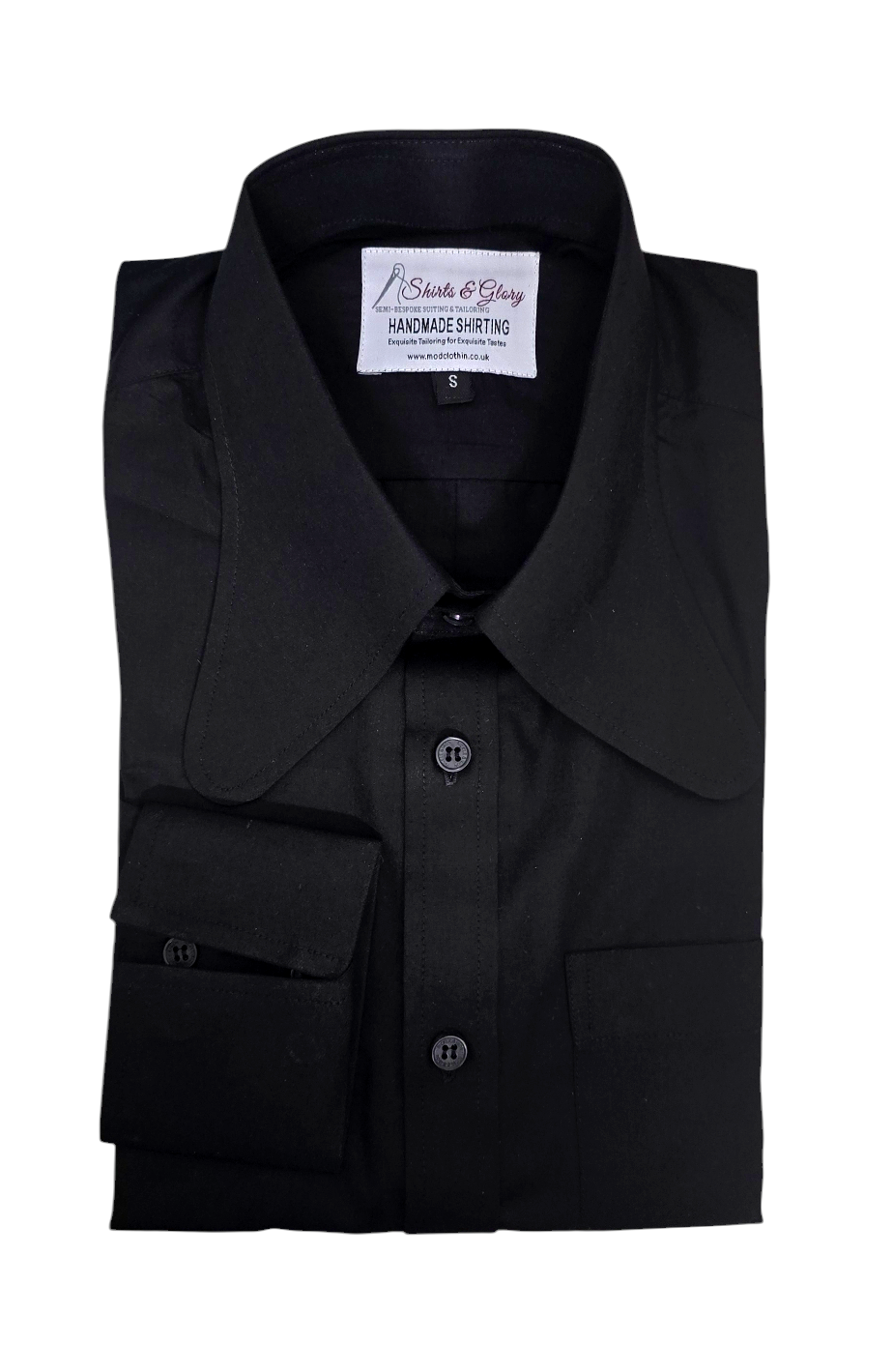 George - Beagle Collar Beatles Inspired Black Shirt