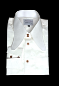 Blanca - Beagle Collar White Shirt