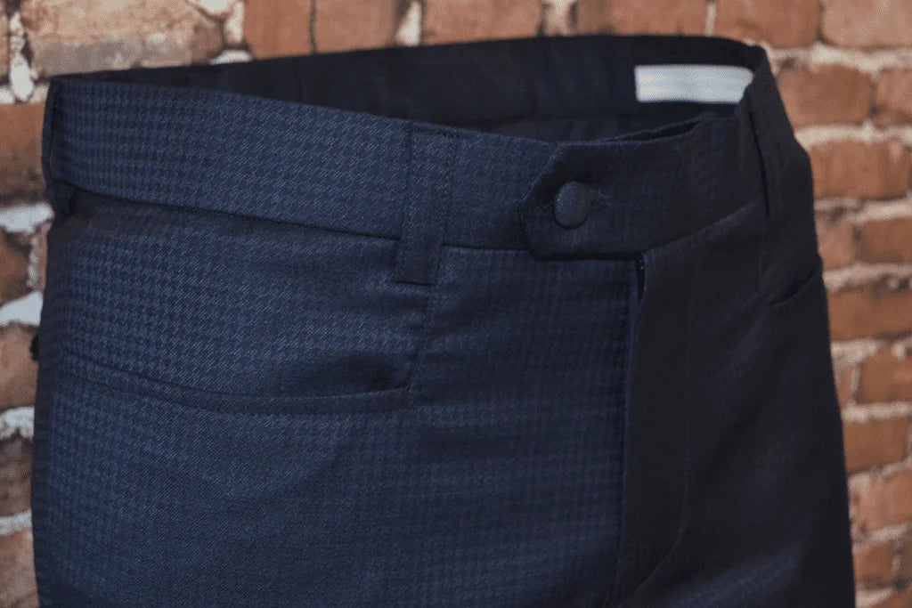 Price -  Navy & Black Puppy Tooth Trouser