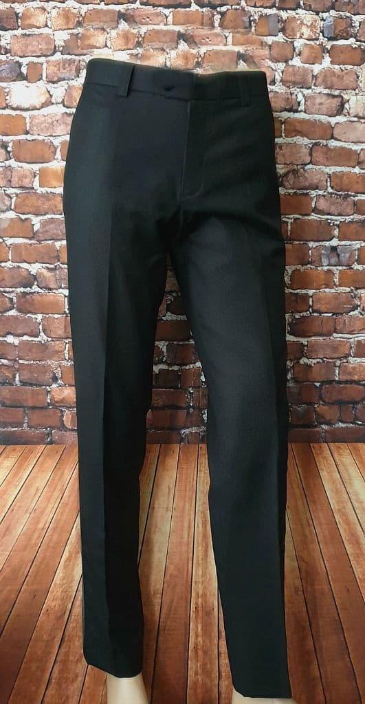 Rich Black Satin Sided Dress Trouser