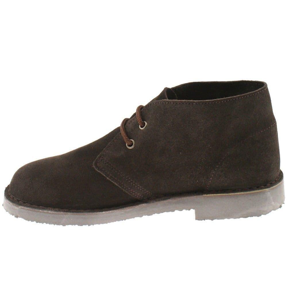Roamers Original Classic  Choc Mod Suede Desert Boots