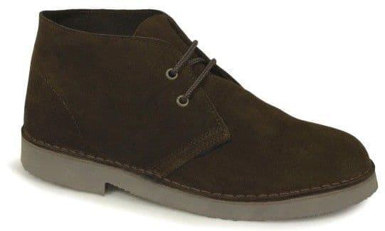 Roamers Original Classic  Choc Mod Suede Desert Boots