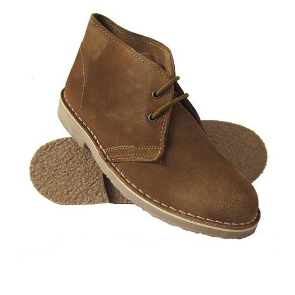 Roamers Original Classic Sand Mod Suede Desert Boots