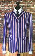 "RODNEY" Royal Blue Red & White Stripe Boating Blazer