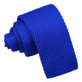 Royal Blue Slim Knitted Tie