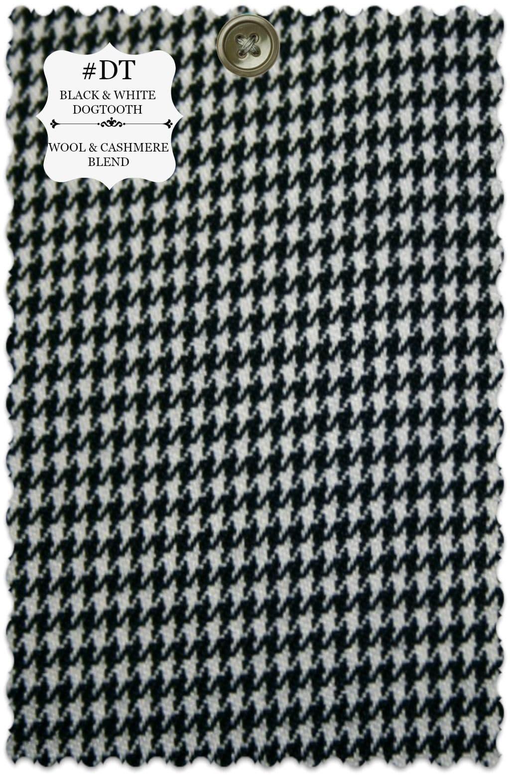 "Rudie"Black & White Dogtooth Jacket