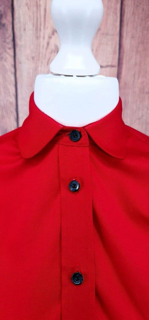 "Scarlet" Womens Penny Collar Shirt