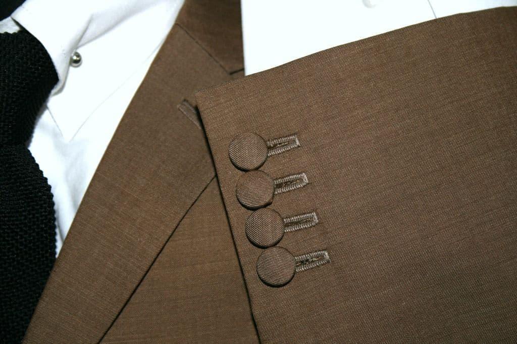 Scott - Stunning Retro Gold Three Button Suit