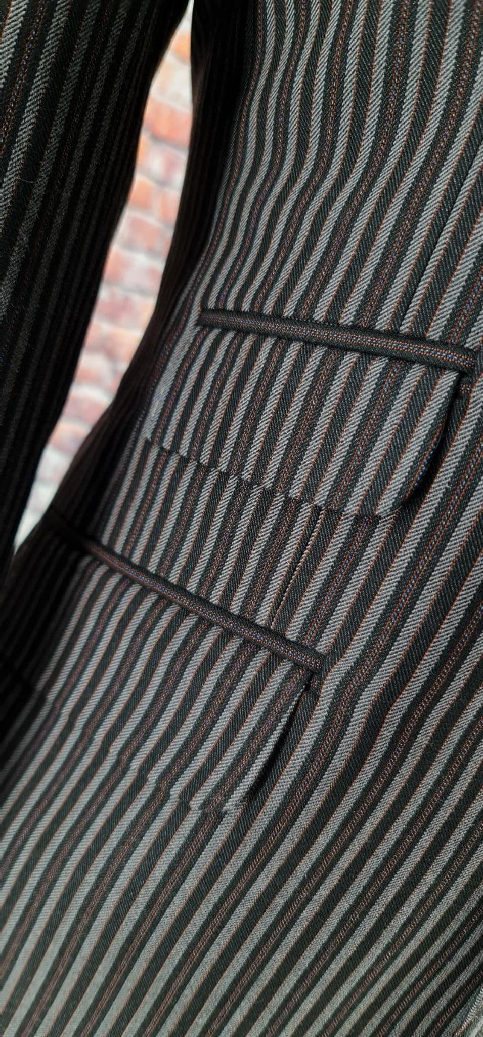 Spider Old Silver Striped Boating Blazer