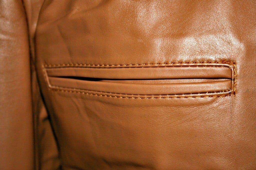 THE "BLAKE" SIXTIES INSPIRED TAN LEATHER JACKET