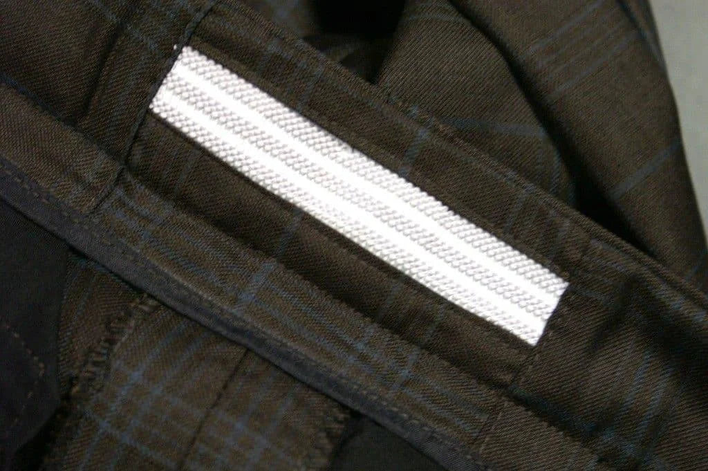 THE "D" HILL BROWN & DUCK EGG BLUE SMART CHECK TROUSER