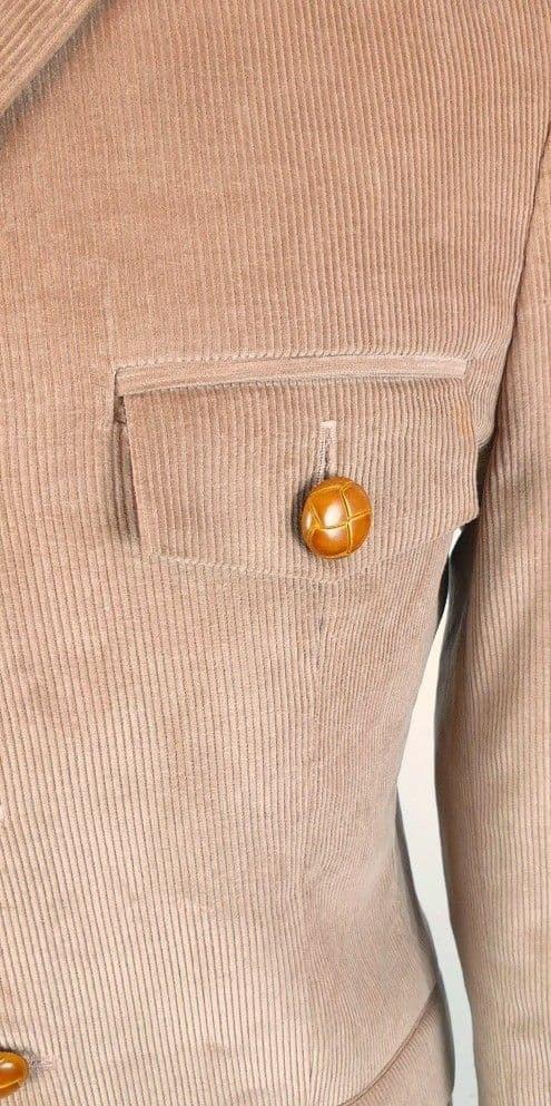 The "Eastwick" Camel Corduroy Jacket