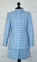 Georgia Ladies 100% Wool Buttoned Funnel Neck Two Piece Suit