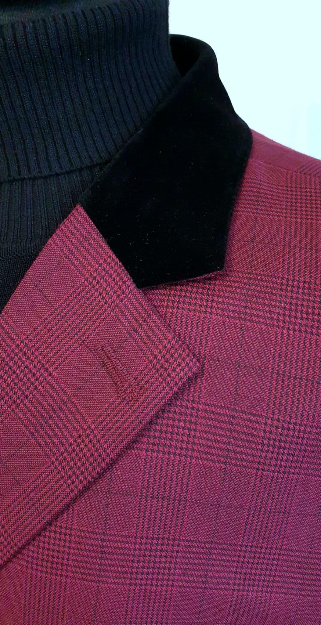 The "Hamilton" Rueberry POW Checked Overcoat