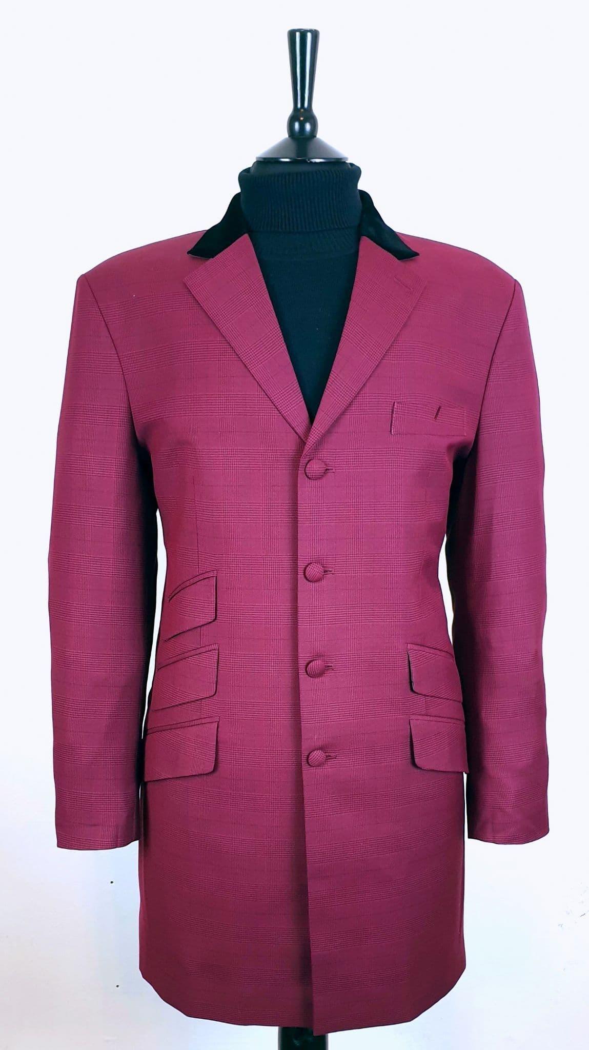 The "Hamilton" Rueberry POW Checked Overcoat