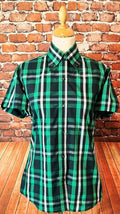 The Kingston Collection "Miranda" Women's Green/Black Checked Shirt