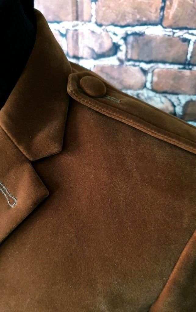 "The Lane" Tobacco Velvet Jacket