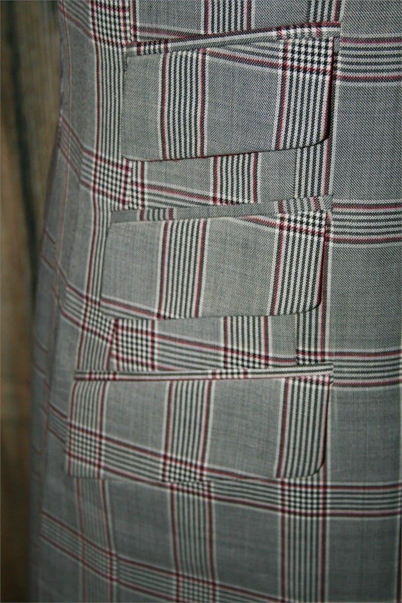 THE "LINDSEY" WOMENS 3/4 LENGTH RED POW SUIT - 4715-3lindsey