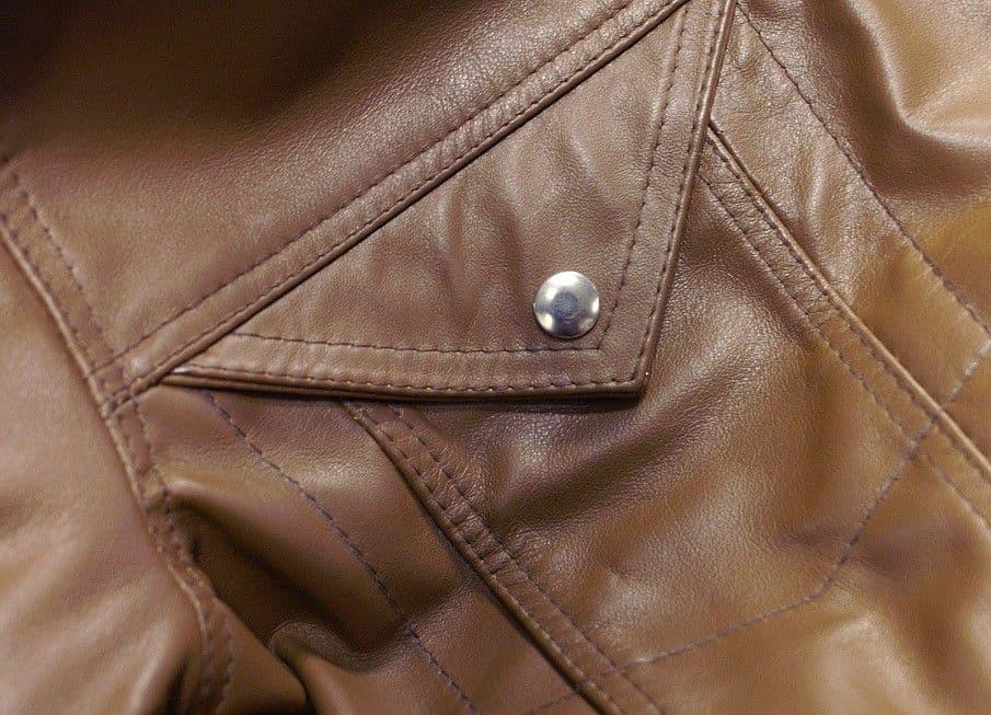 The Modclothin 2 "Moon" Jacket in Tan Leather