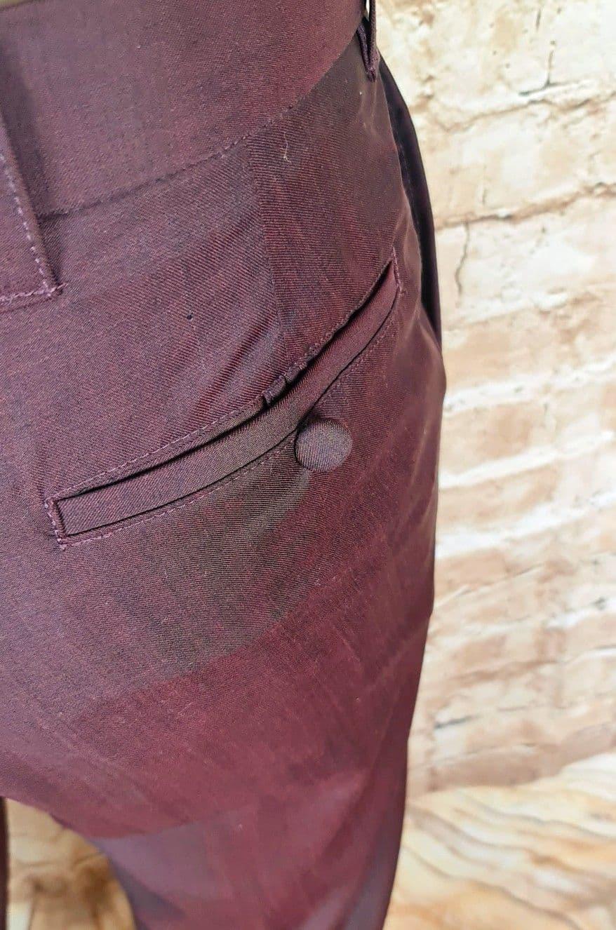 The "Page" Two Tone Mohair Silk Trouser