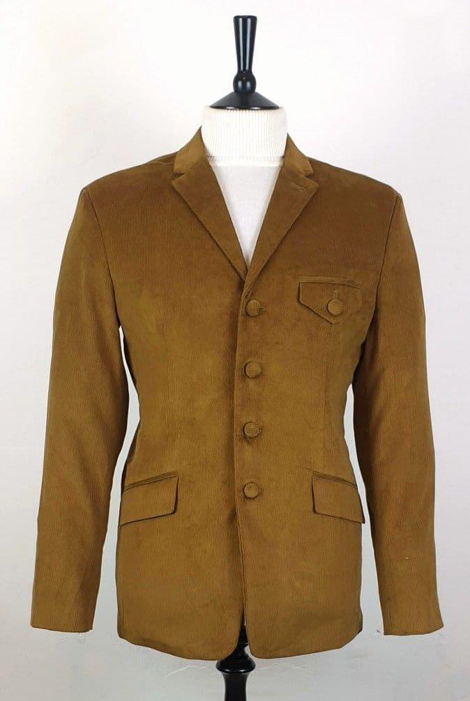 The "Wilbur"  Antique Gold Corduroy  Safari Jacket
