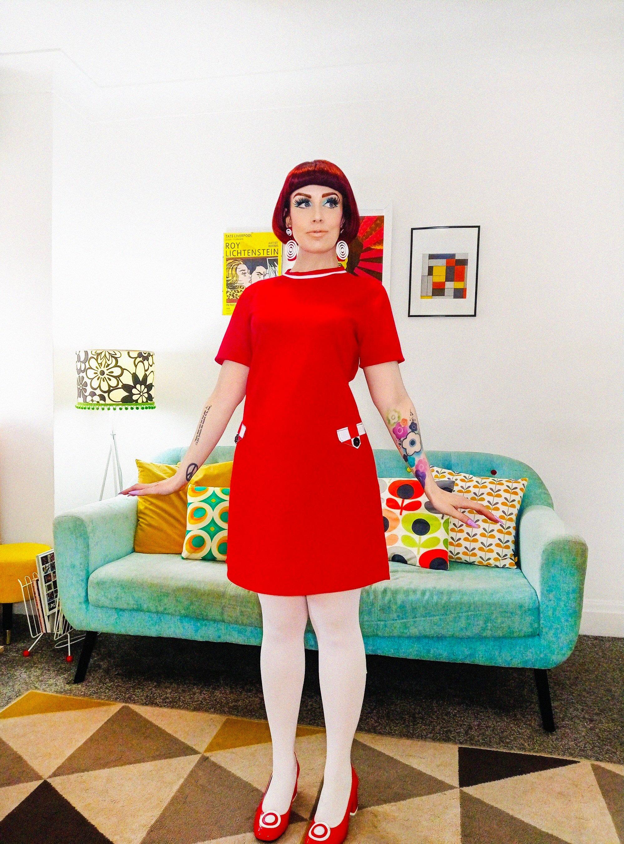 LHM Tina - Striking Red Dress