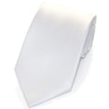White skinny Tie