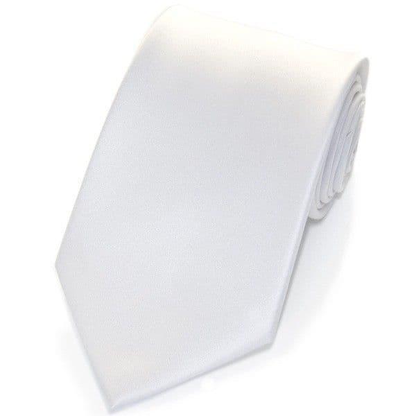 White skinny Tie