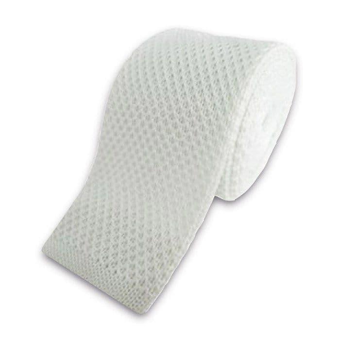 White Slim Knitted Tie