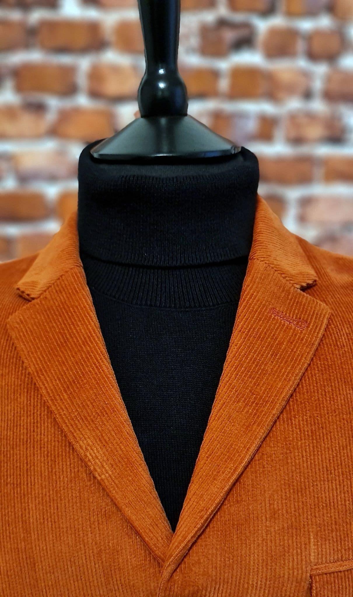 "Wilbur" Brick Orange Cord Jacket