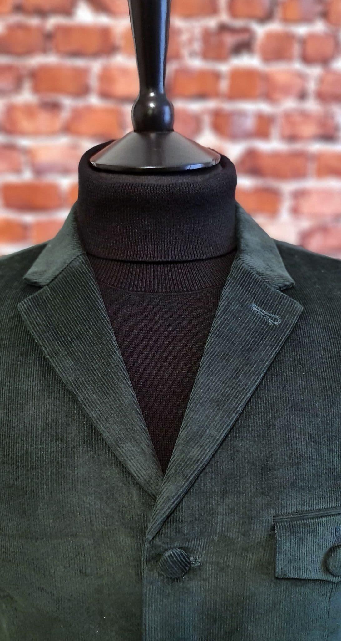 "Wilbur"  Racing Green Corduroy Jacket
