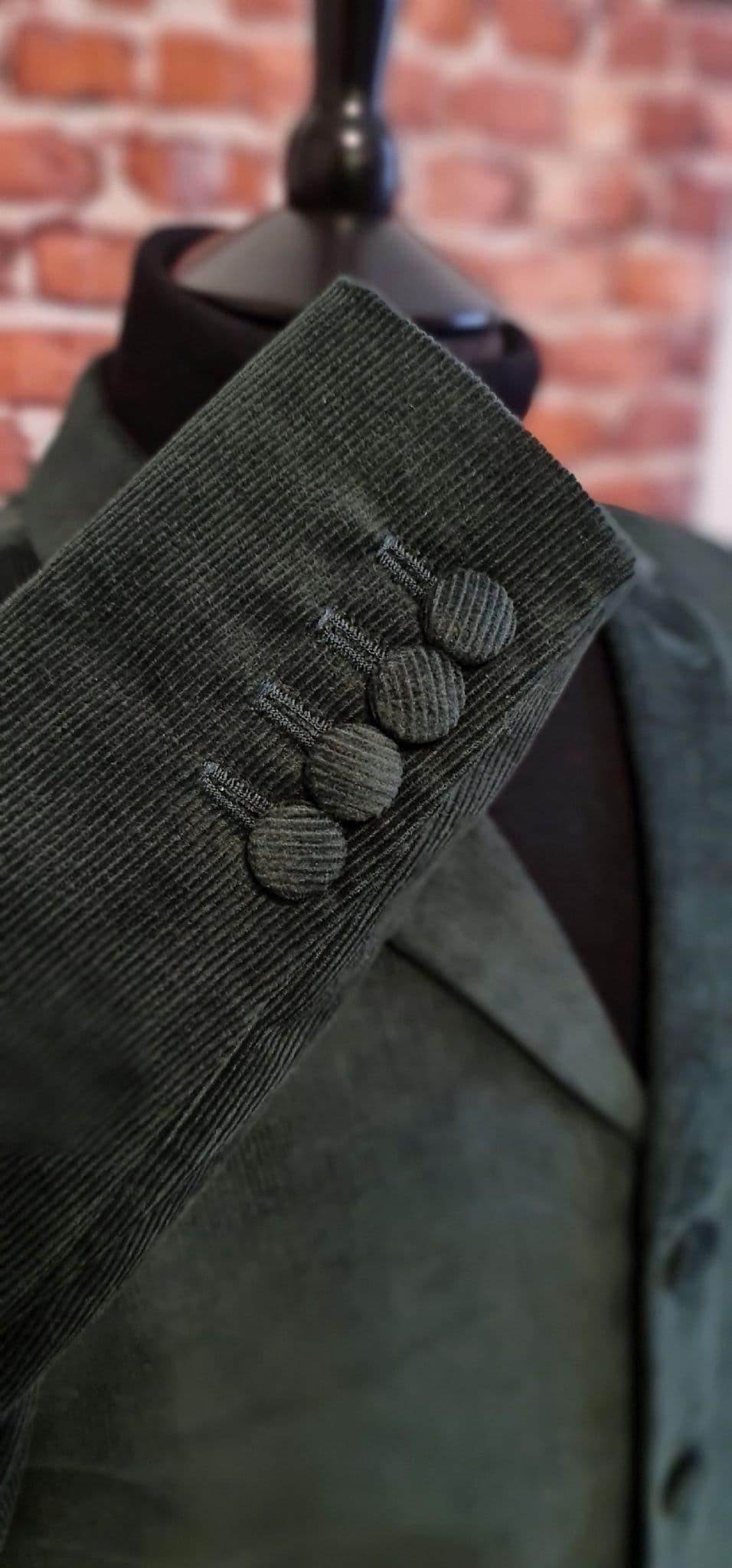 "Wilbur"  Racing Green Corduroy Jacket