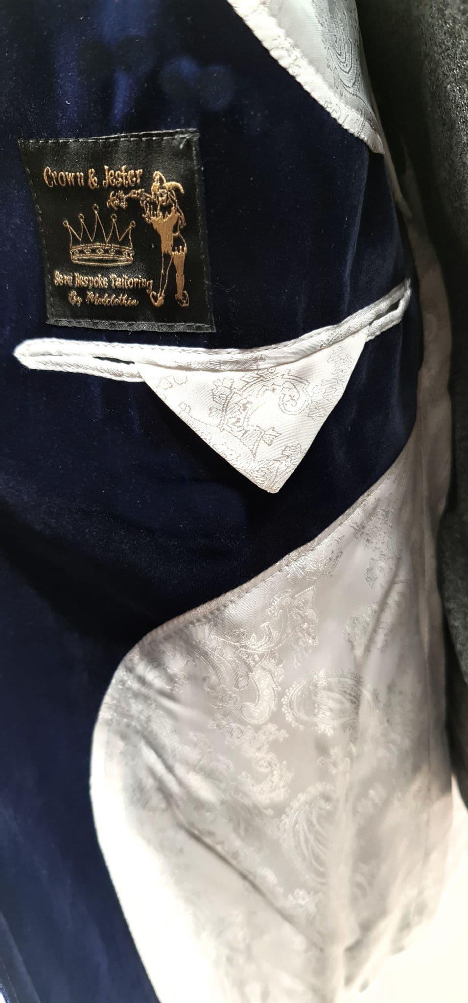 Wilde - Plush Navy Velvet Jacket