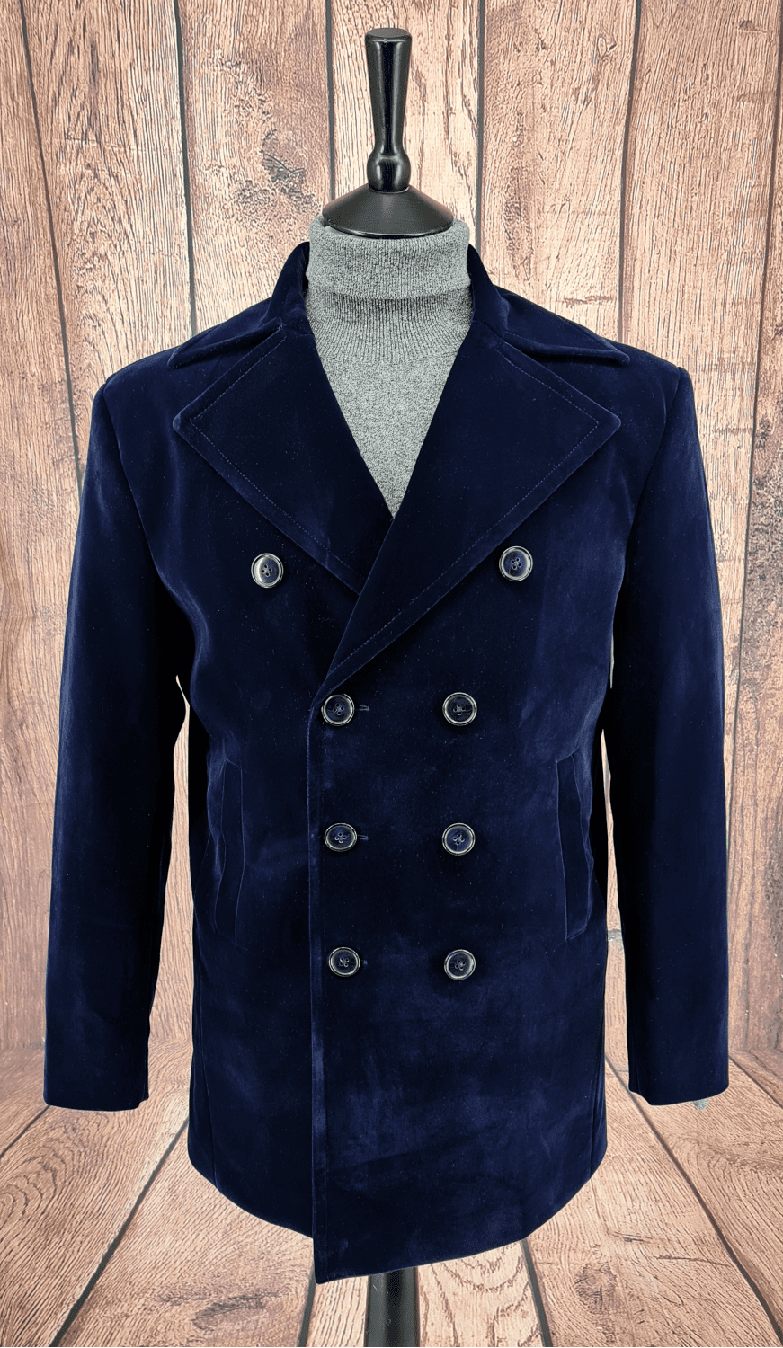 Wilde - Plush Navy Velvet Jacket
