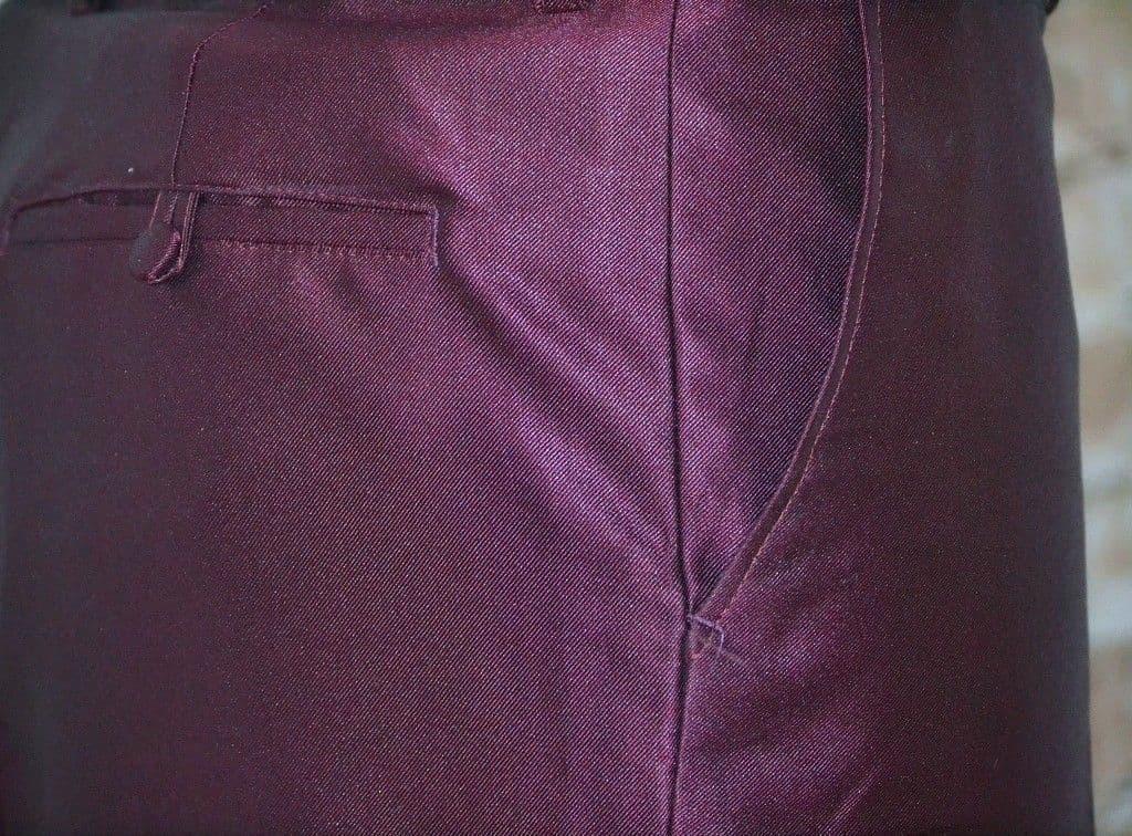 WINE TONIC TROUSER  WOOL BLEND